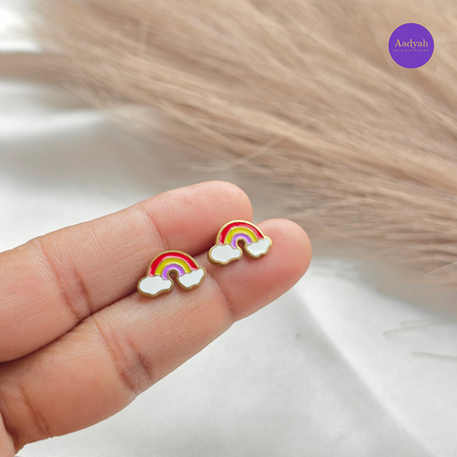 Rainbow - Small Stud