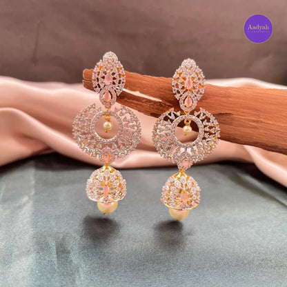 3-1 GJ Jhumkas - Pink