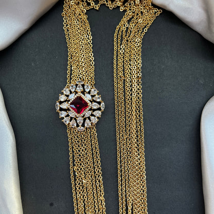 Gold look alike necklace set with matching earrings – traditional bridal imitation jewelry,Traditional gold tone necklace set – imitation kundan jewelry for festive and bridal wear