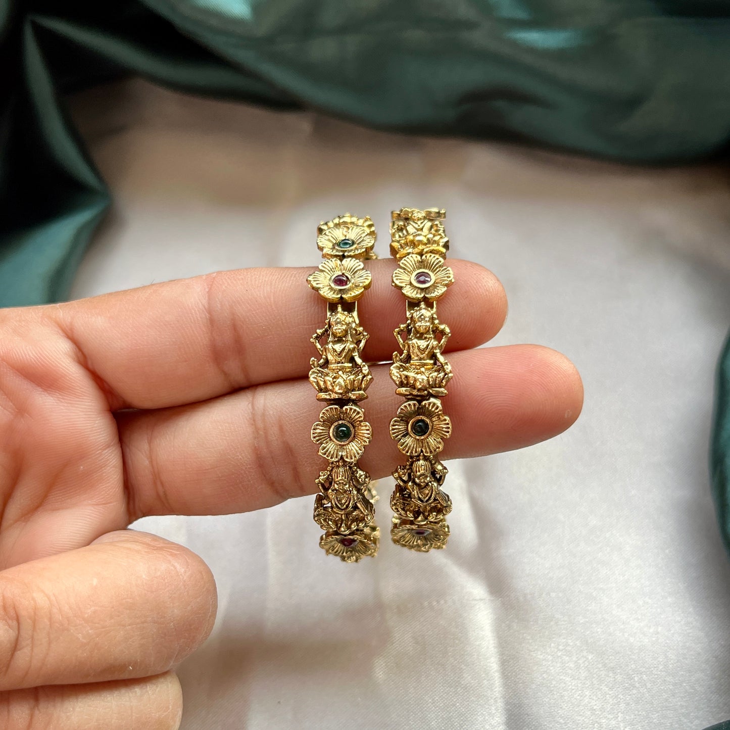 Temple Floral Baby Bangle