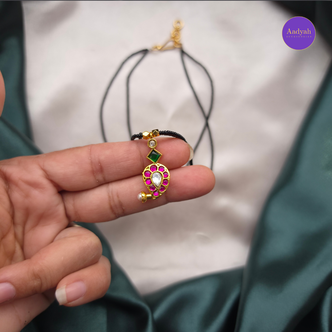 Jadau Mango Mangalsutra - Multi