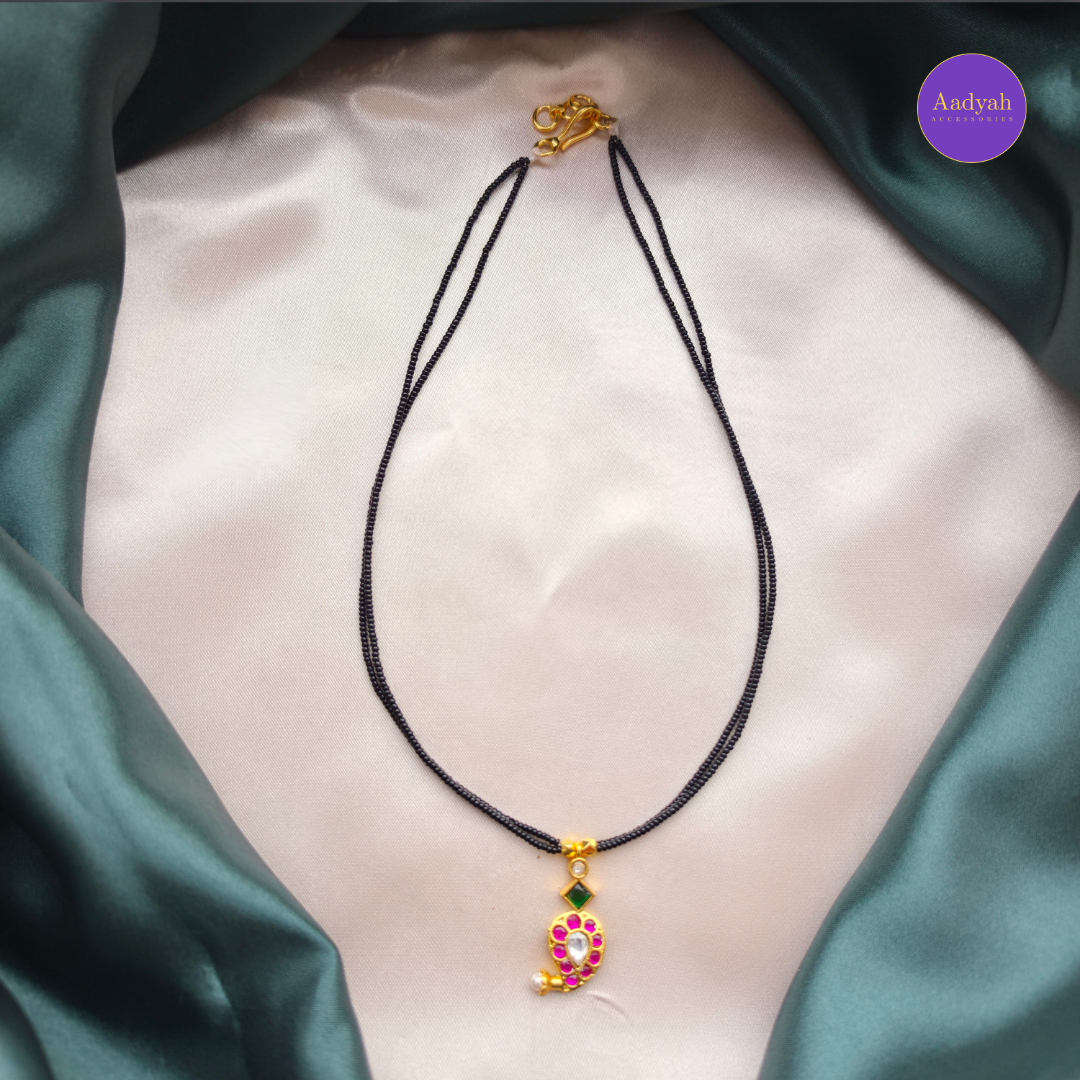 Jadau Mango Mangalsutra - Multi