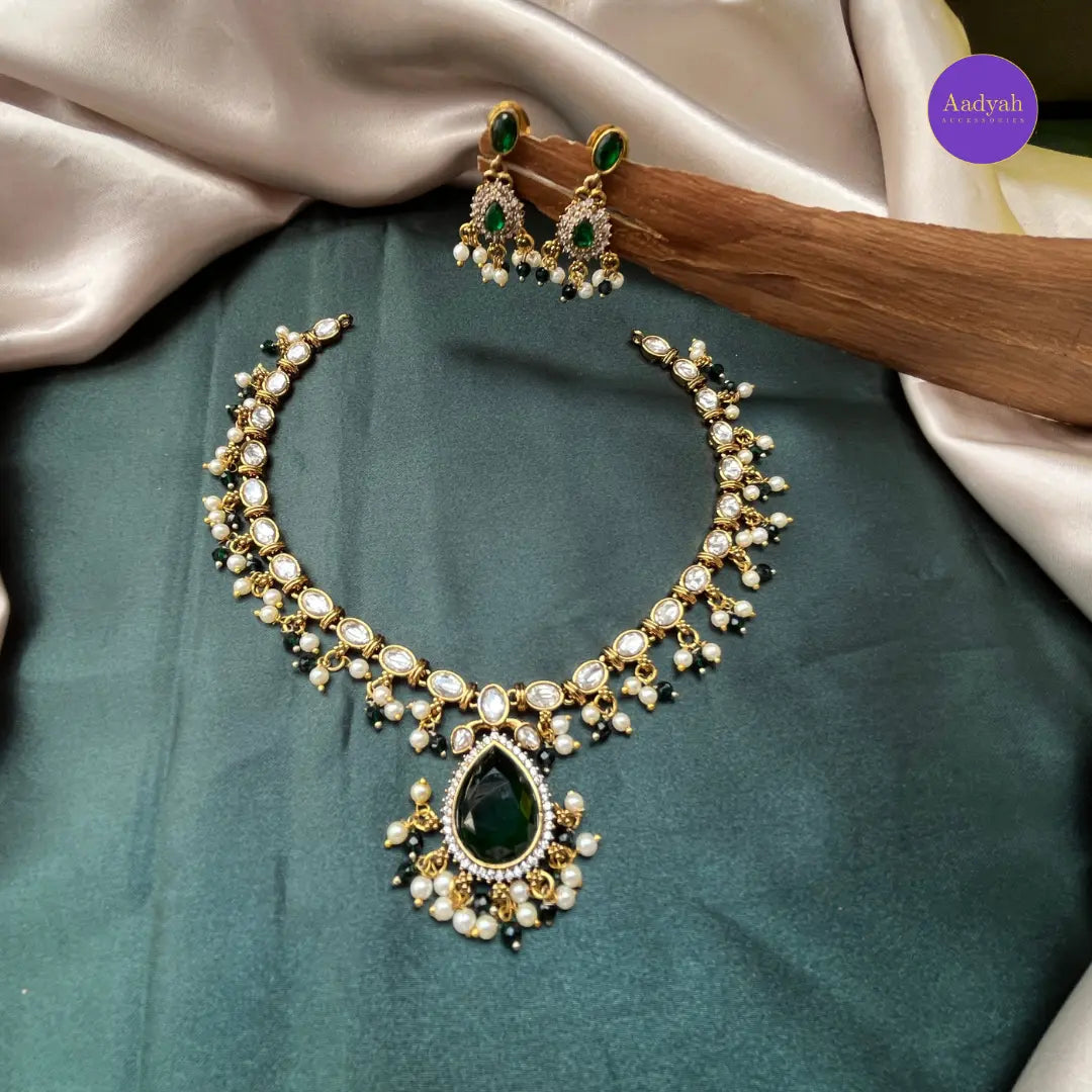 AD Drop Necklace Set