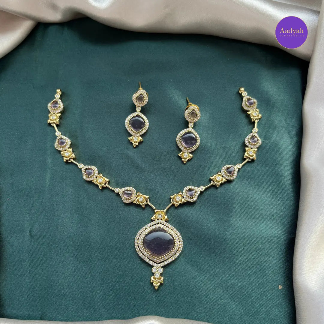 AD Drop Necklace Set