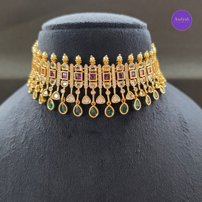AD Stone Choker Set - Multi