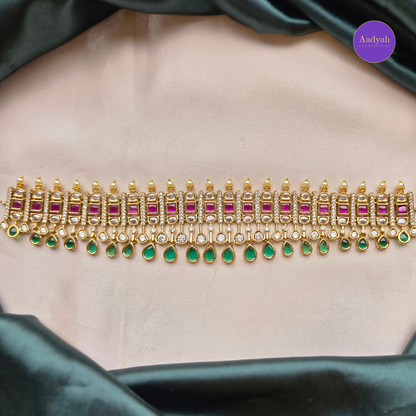 AD Stone Choker Set - Multi