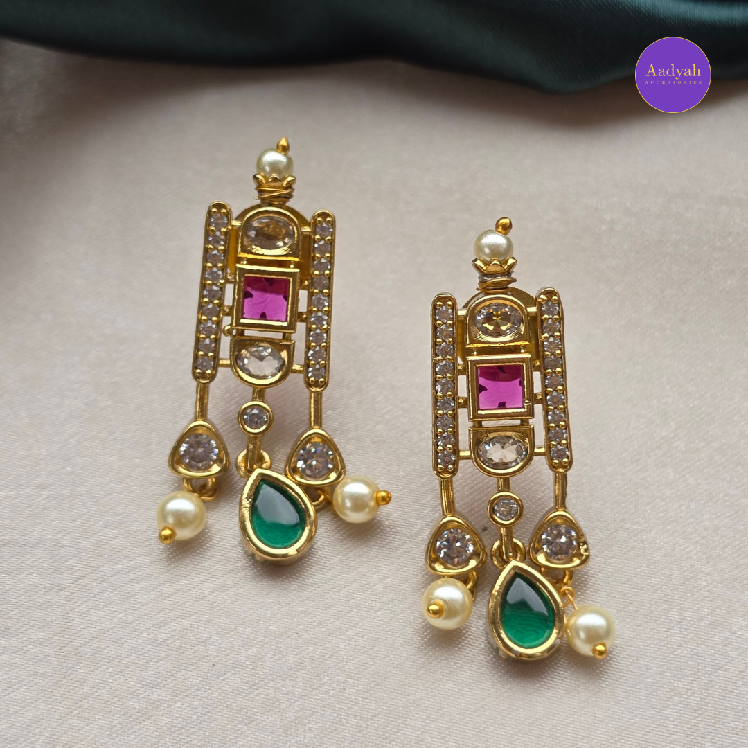 AD Stone Choker Set - Multi