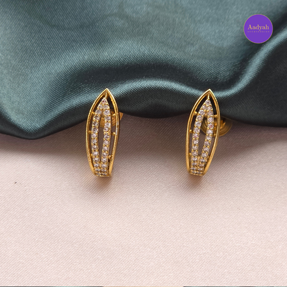 AD Stone Kante/Hasli Necklace Set - Antique