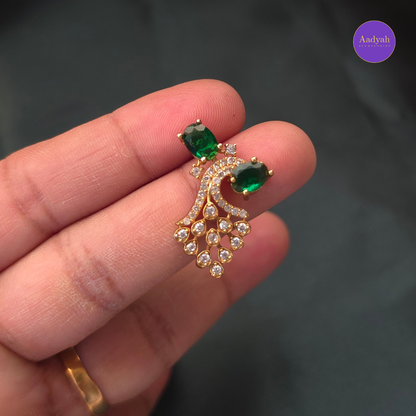 AD Stone Neckalce Set - Green