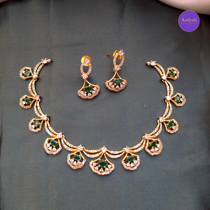 AD Stone Necklace Set