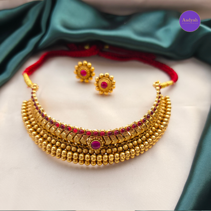 Adiga Necklace Set - Matt