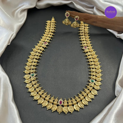 Antique Kasu Long Haram - Gold