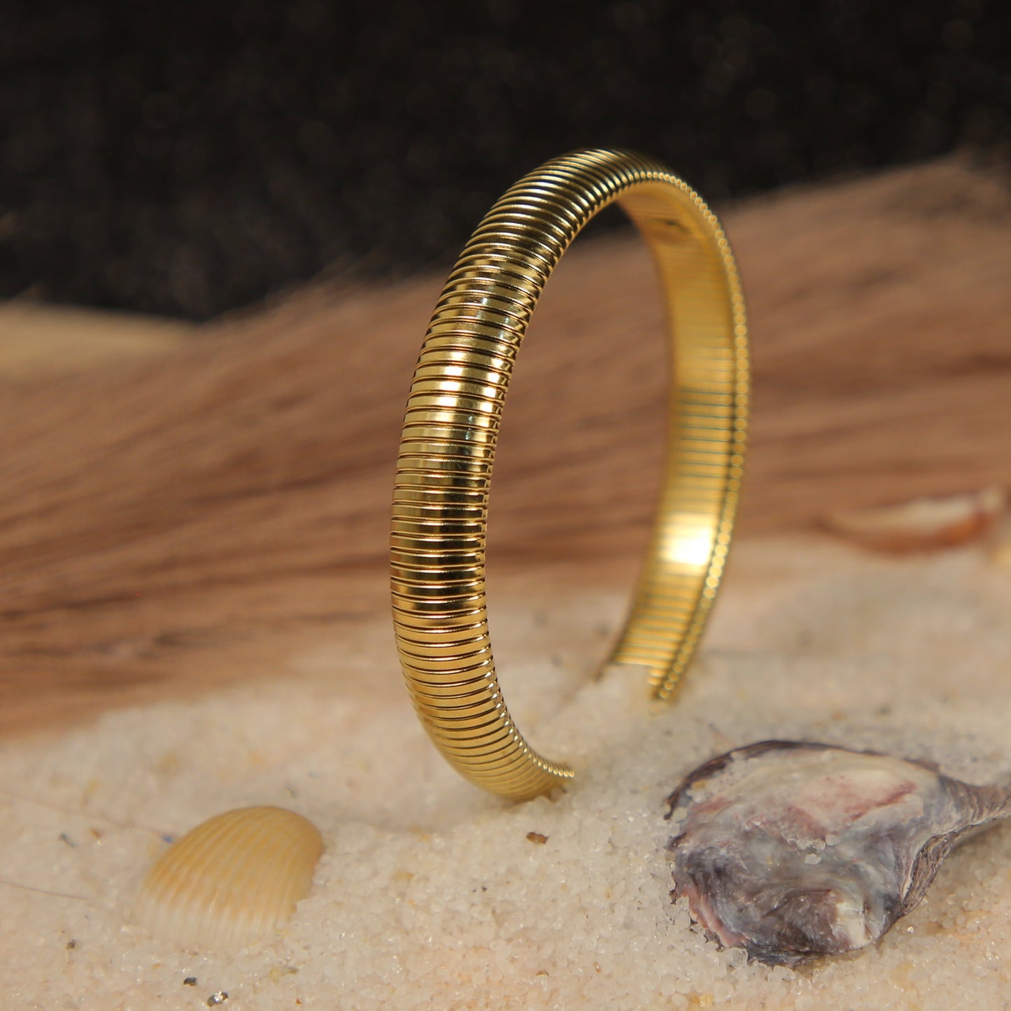 Spring Gold Bangle
