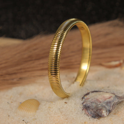 Spring Gold Bangle