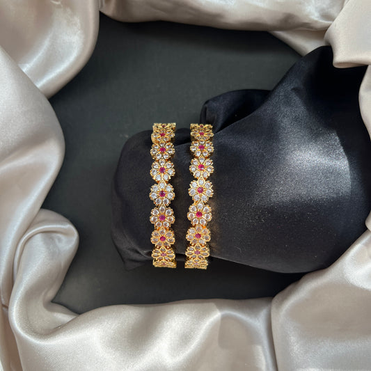 Traditional gold tone bangles with carved detailing imitation jewelry for weddings.Glossy gold look bangles in classic design  party wear imitation bangles for women