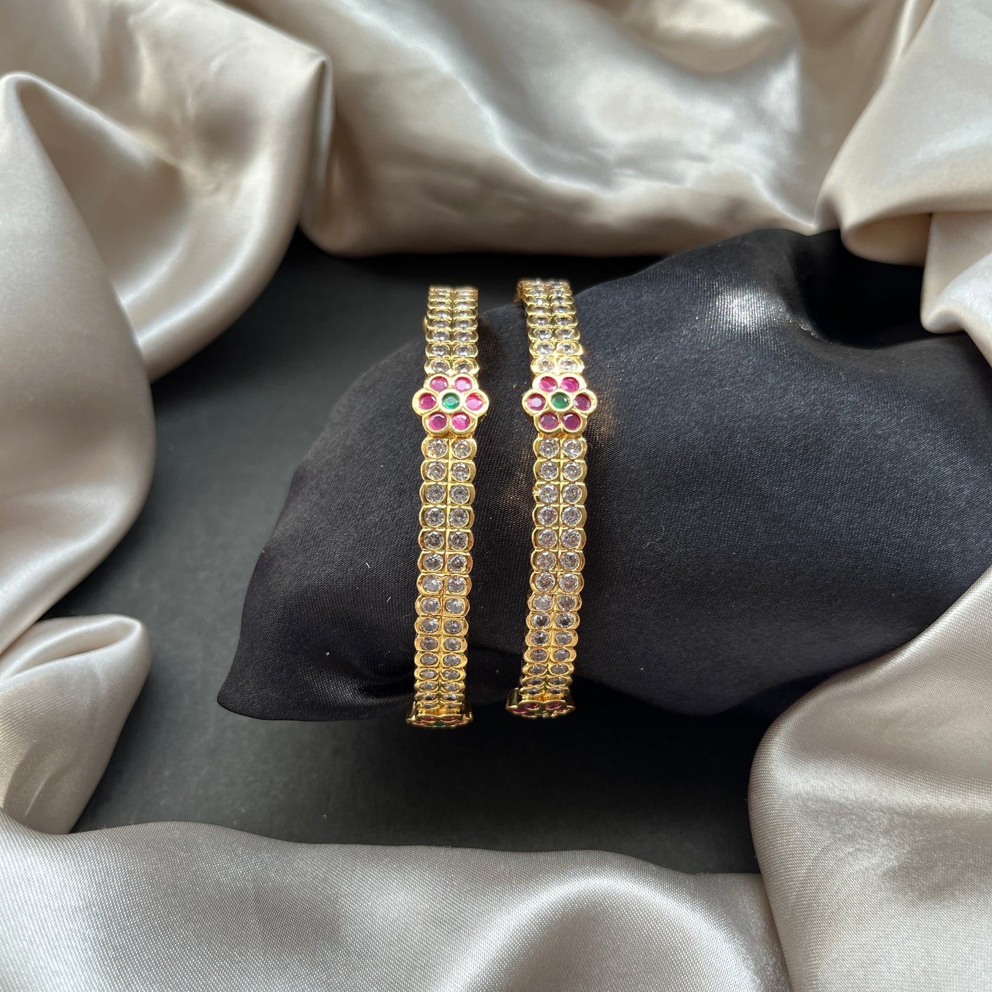 Traditional gold tone bangles with carved detailing imitation jewelry for weddings.Glossy gold look bangles in classic design  party wear imitation bangles for women