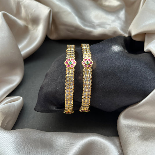 Traditional gold tone bangles with carved detailing imitation jewelry for weddings.Glossy gold look bangles in classic design  party wear imitation bangles for women