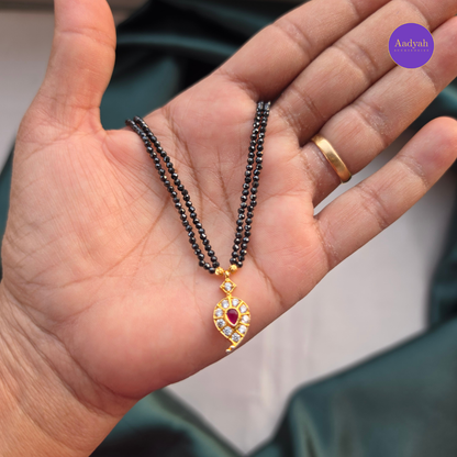 AD Mango Black Diamond Mangalsutra