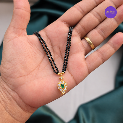AD Mango Black Diamond Mangalsutra