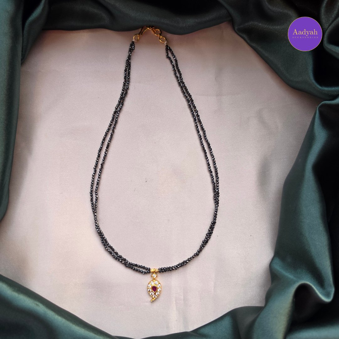 AD Mango Black Diamond Mangalsutra