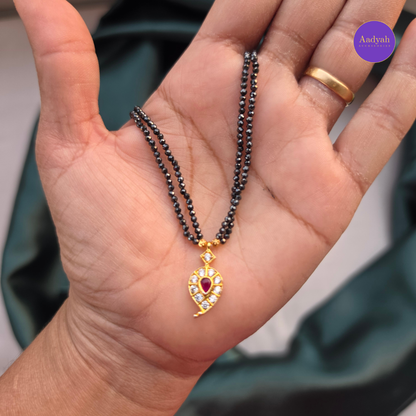 AD Mango Black Diamond Mangalsutra
