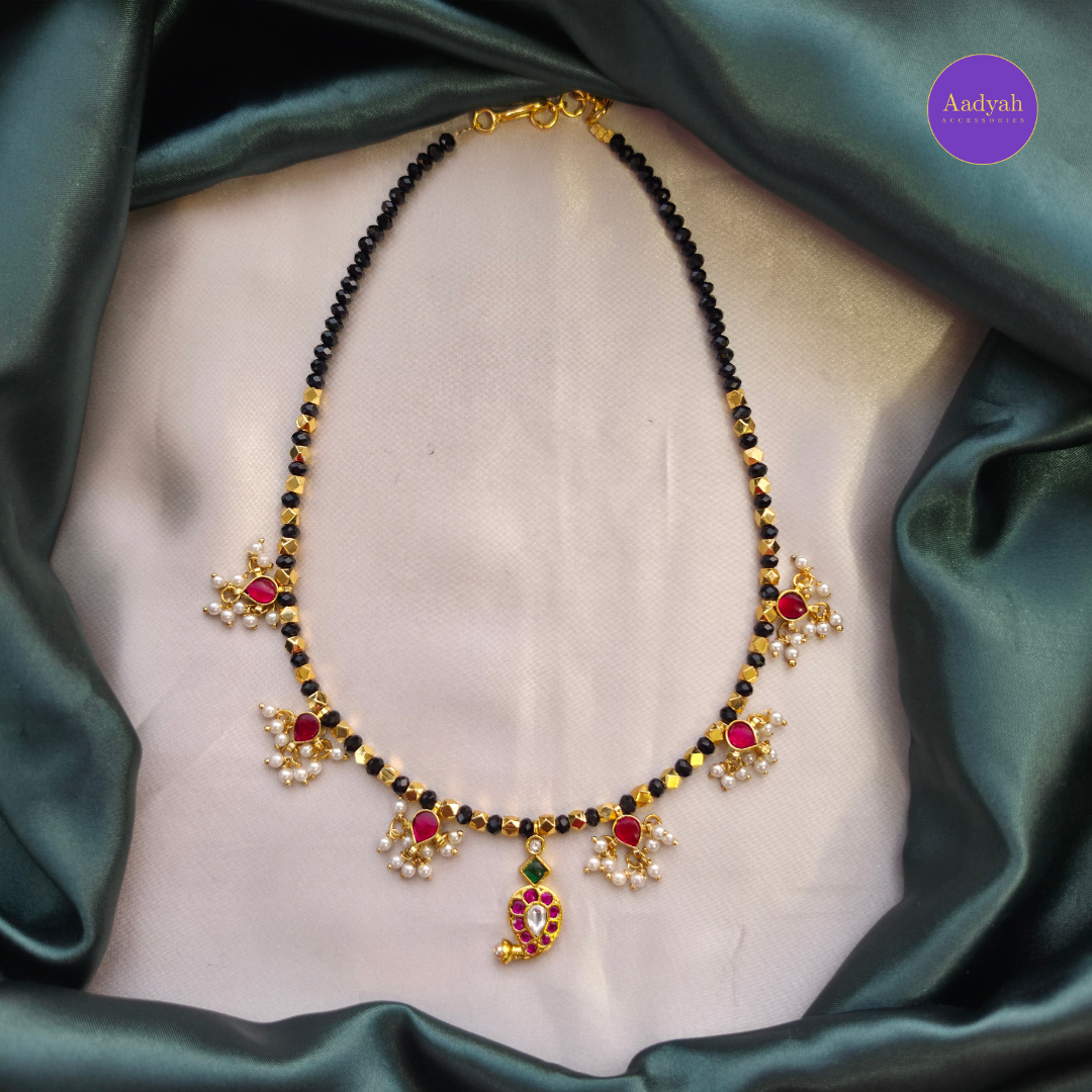 Jadau Palakasalaru Mangalsutra