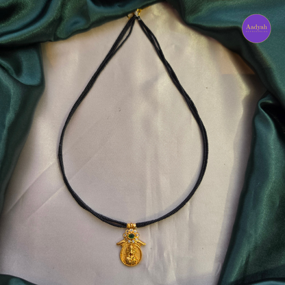 Temple Floral Soft Beads Mangalsutra