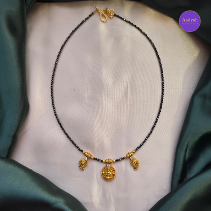 Kasu Mango Black Diamond Mangalsutra