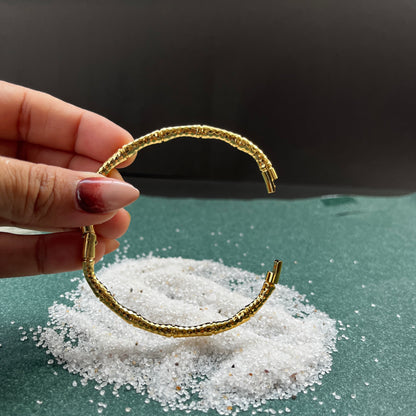 18K gold plated,Anti-tarnish bangles,Modern / sleek / elegant bangles