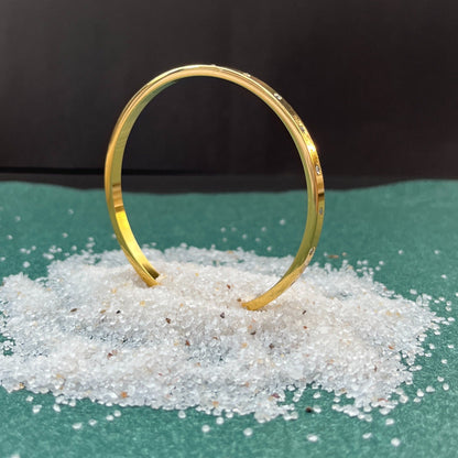 18K gold plated,Anti-tarnish bangles,Modern / sleek / elegant bangles
