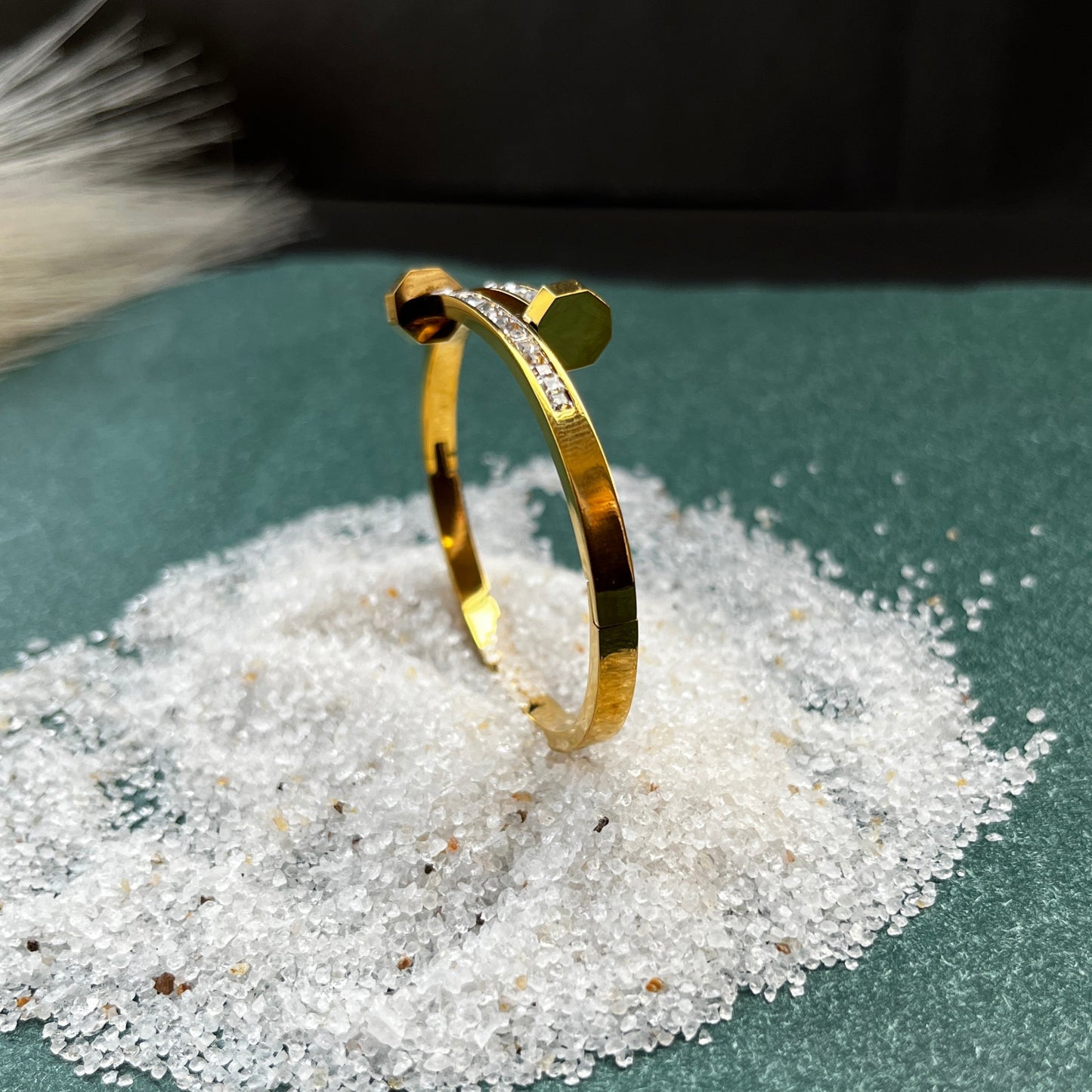18K gold plated,Anti-tarnish bangles,Modern / sleek / elegant bangles