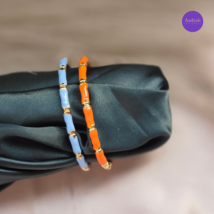 Anti-Tarnish Bamboo Bangle - Openable