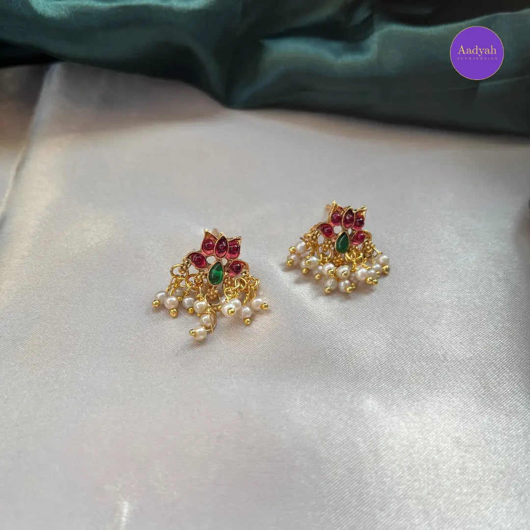 Budget Lotus Necklace Set - Gold