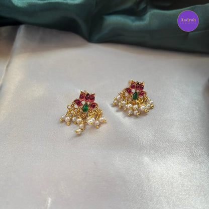 Budget Lotus Necklace Set - Gold