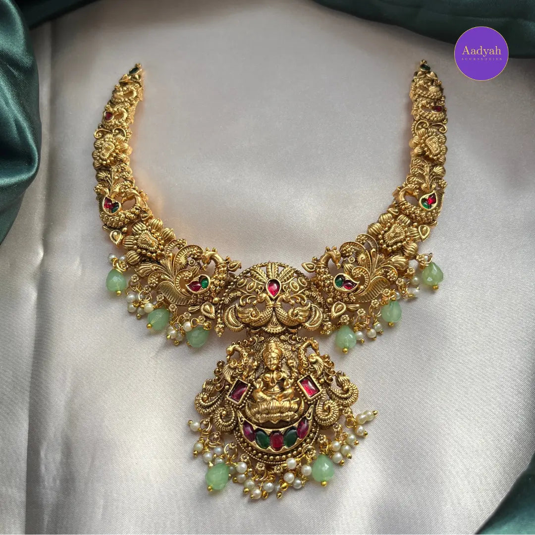 Budget Temple Bridal Combo Set - Gold