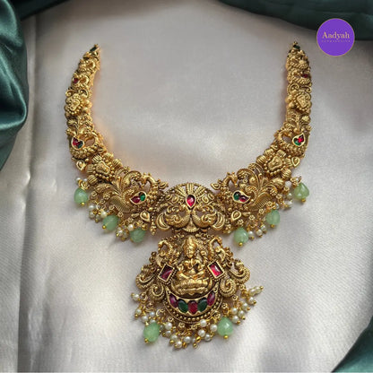 Budget Temple Bridal Combo Set - Gold