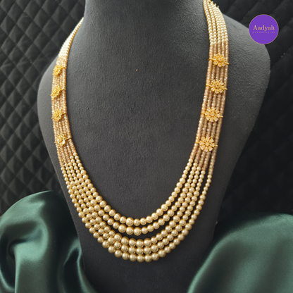 CZ Pearl Layer Haram -Set Beaded