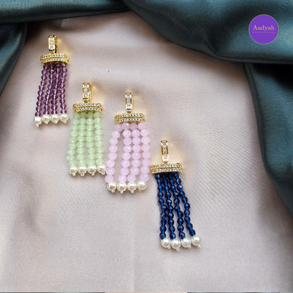 Changeable Pendant Pearl Mala Set - Multi