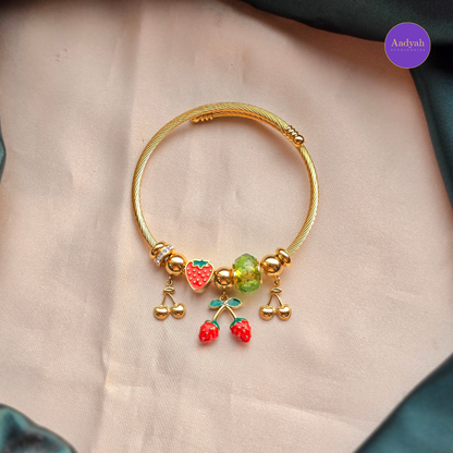 Anti-Tarnish Charms Bangles