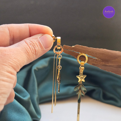Charms Designer Anti-Tarnish Earring - Gold