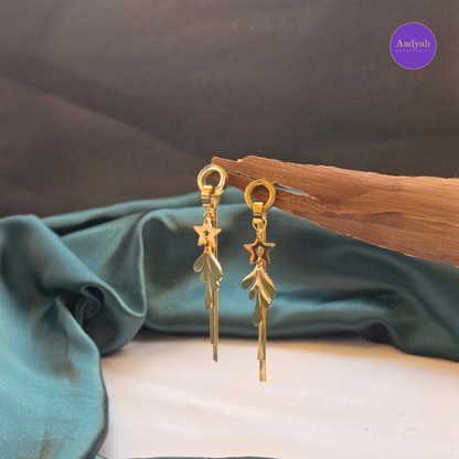 Charms Designer Anti-Tarnish Earring - Gold