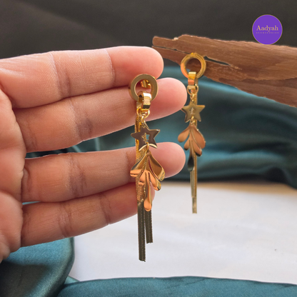 Charms Designer Anti-Tarnish Earring - Gold