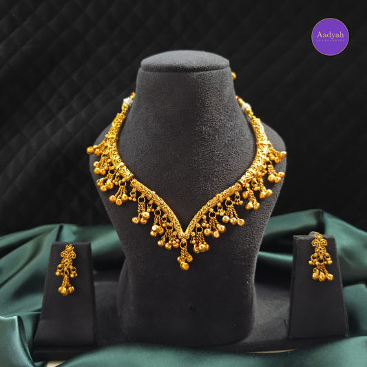 Cluster Ghungroo Hasli/Kante Set - Matt