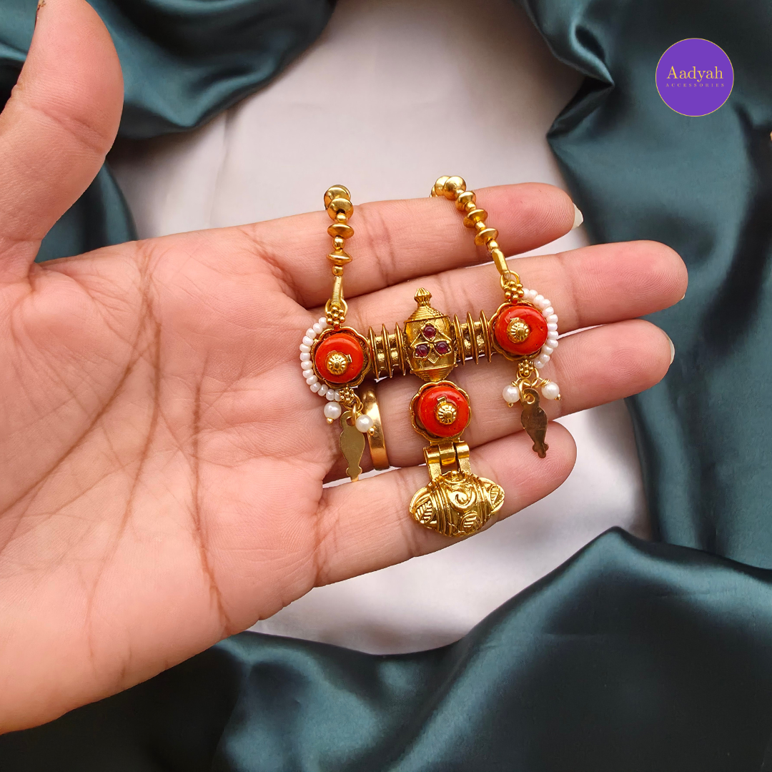 Coral Pendant Set - Haram