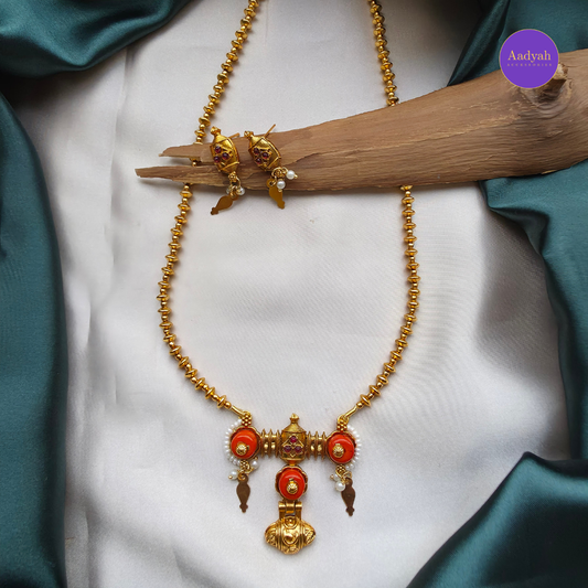 Coral Pendant Set - Haram