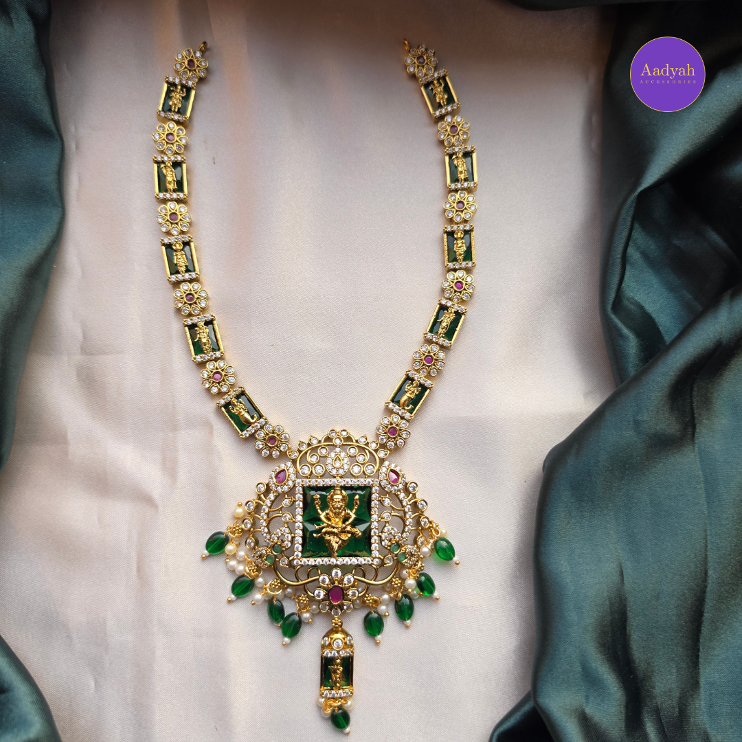 Dashavatara Necklace Set - Short/Medium
