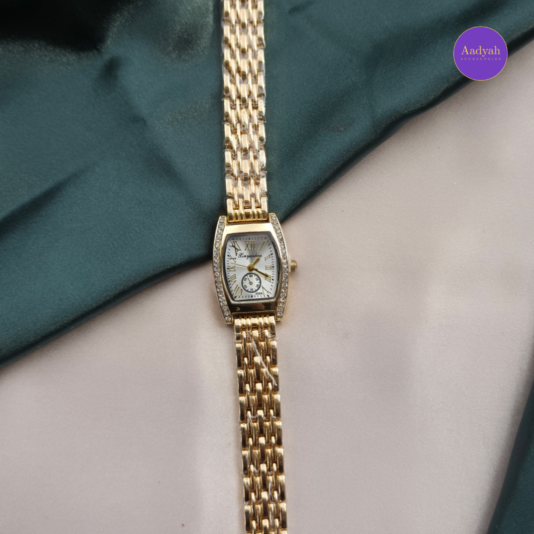 Designer - Anti Tarnish Watch - Marron/White