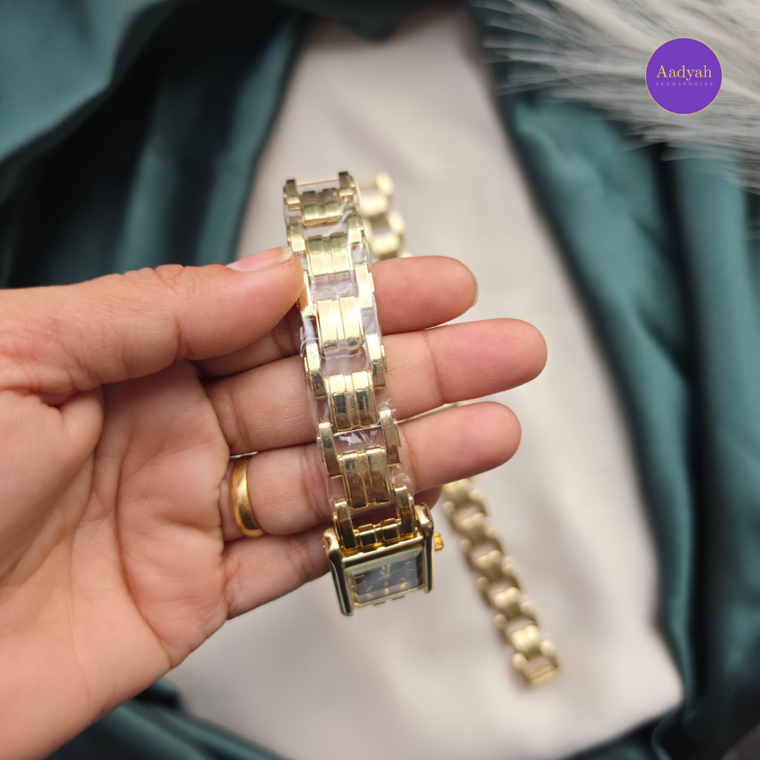 Designer - Anti Tarnish Watch - Marron/White