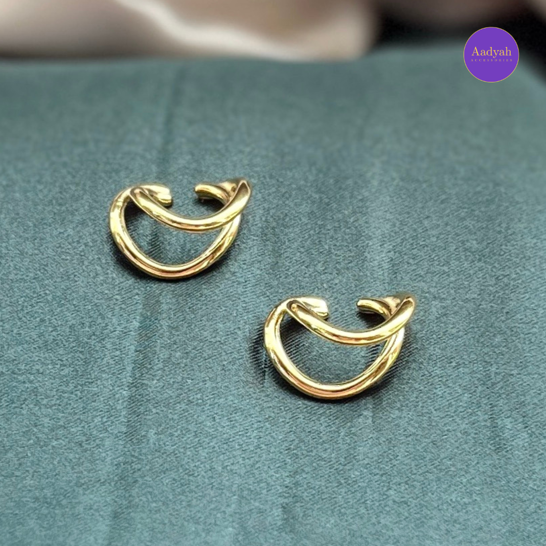 Designer Ear Cuff - Pressing - Pair