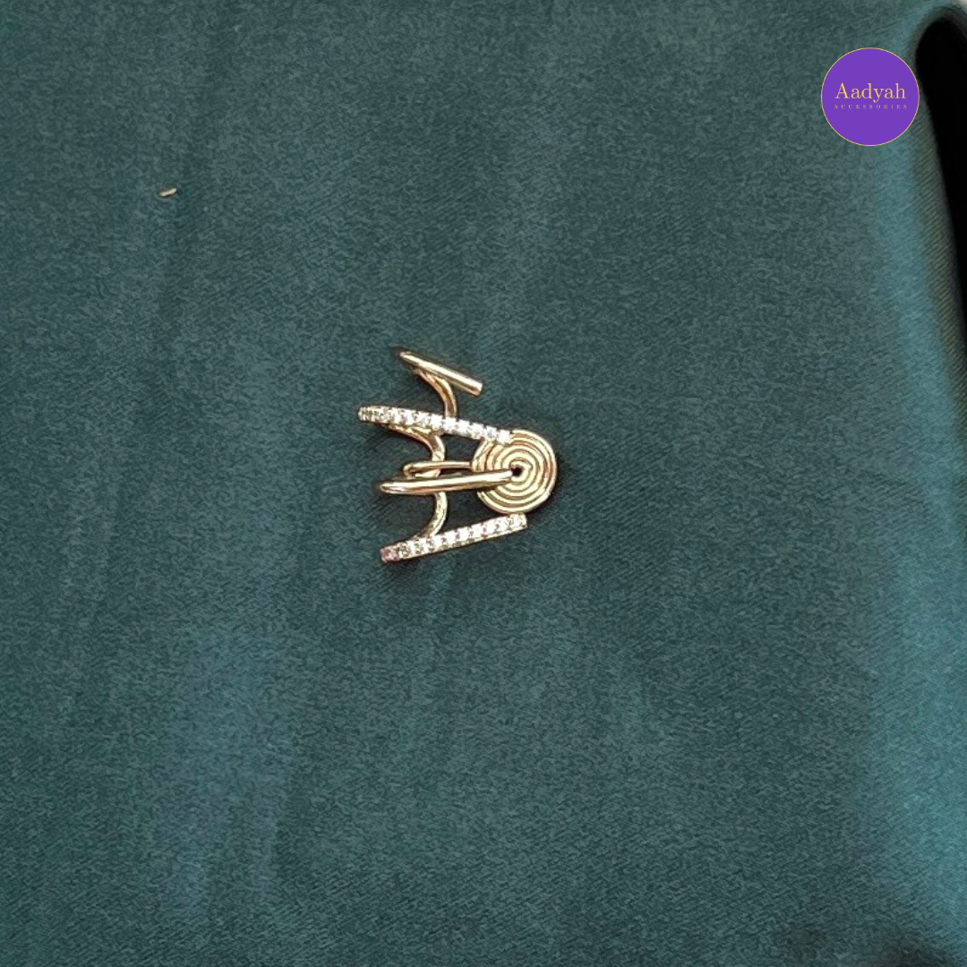 Designer Ear Cuff - Rose Gold - Single